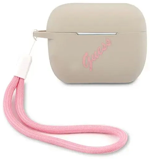 GUACAPLSVSGP Guess Vintage Silicone Case for Airpods Pro Grey