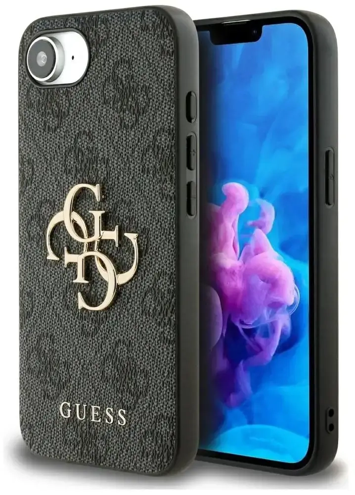 Case Guess 4G Big Logo for iPhone 16e     black