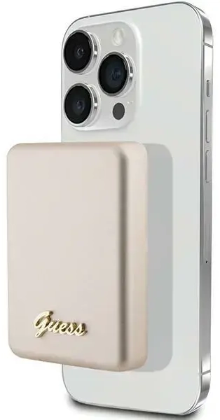 Guess GUPBM3ALGSGD ārējais akumulators (powerbank) | 3000 mAh | 5W | USB-C, MagSafe | zelta