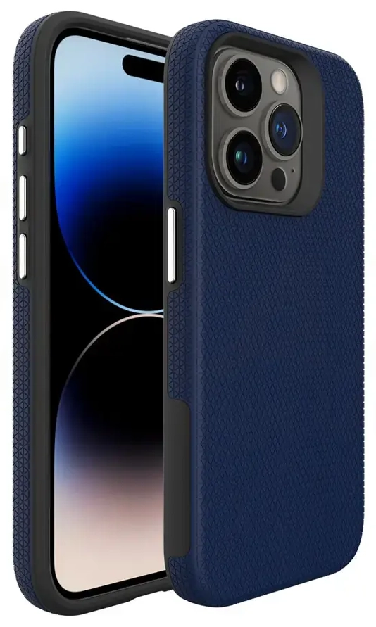 Vmax Triangle maciņš iPhone 16 6,1" tumši zils