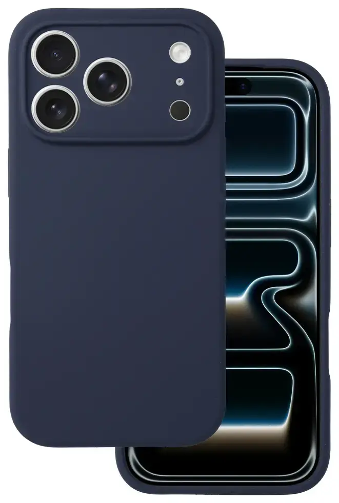 Silicone Lite phone case for iPhone 17 Pro navy