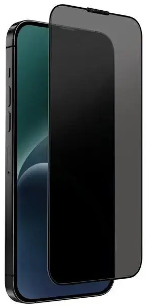 Uniq Optix aizsargstikls telefonam iPhone 15 Pro Max ar aplikatoru (privātuma efekts)
