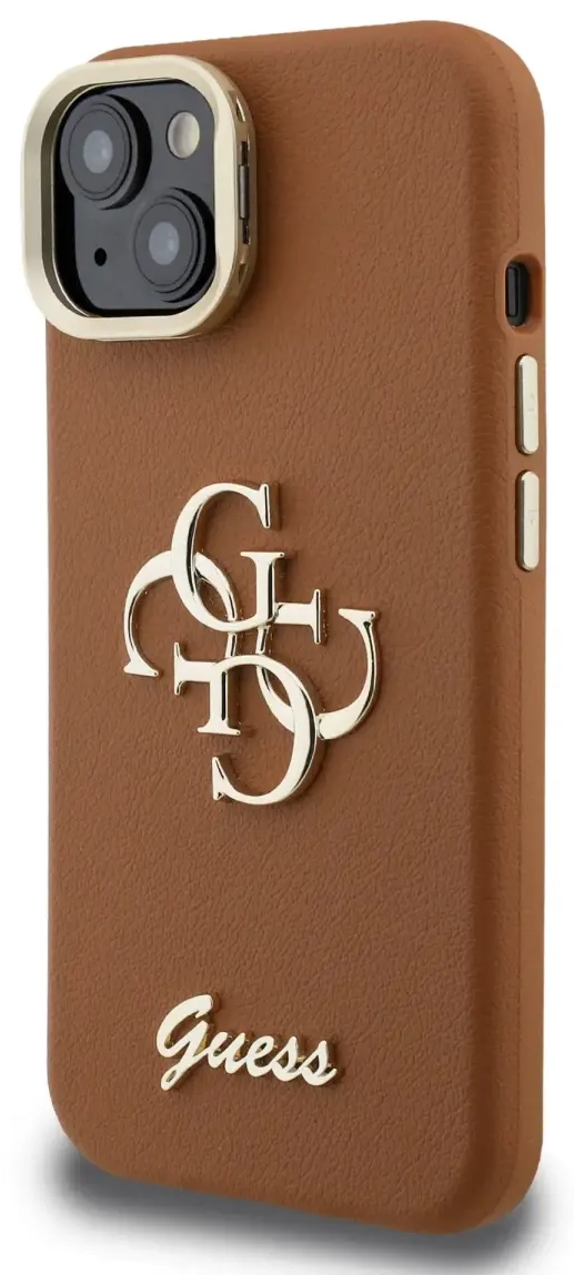 Guess kaameraraami kaitse iPhone 13 pruun