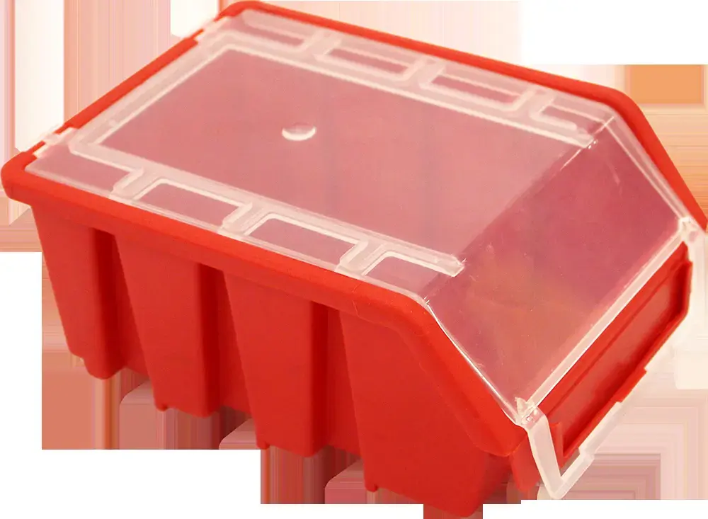 Kast Ergobox 2 kaanega punane
