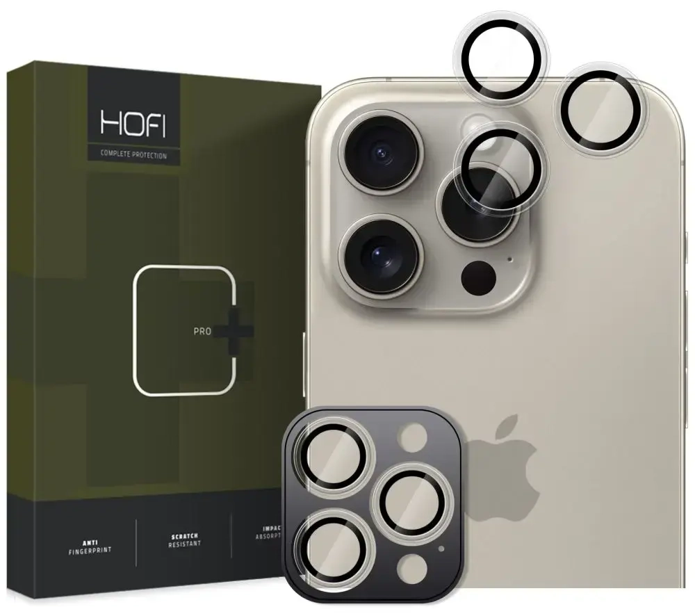 HOFI KAMERAS VĀCIŅŠ CAMRING PRO+ IPHONE 16 PRO | 16 PRO MAX CAURSPĪDĪGS