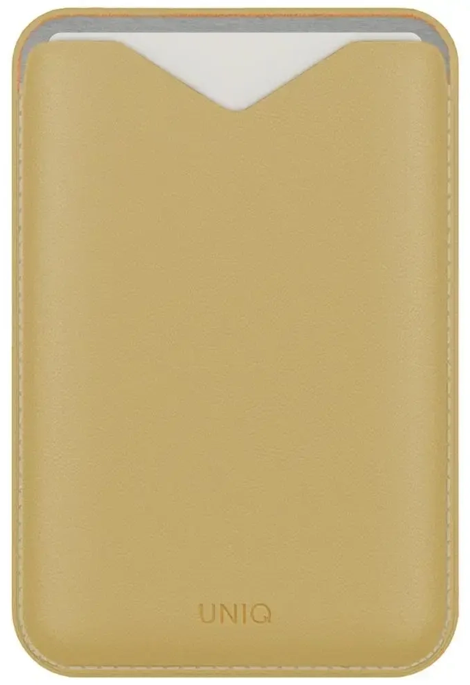 Magnetic wallet UNIQ Lyden Evo stand phone yellow
