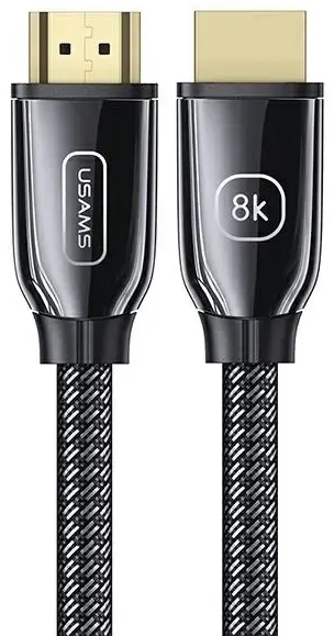 USAMS Kabel HDMI - HDMI 2.1 U67 3m 8K czarny|black Ultra HD SJ498HD01 (US-SJ498)