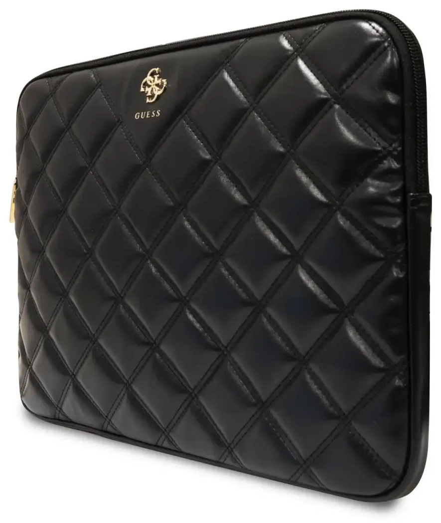 Guess PU Quilted 4G Metal Logo Laptop Sleeve 13|14" Black