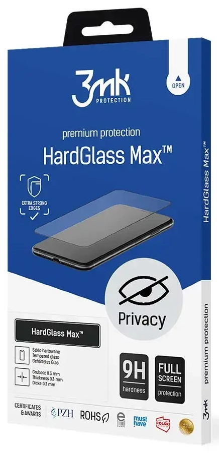 Apple iPhone 11 Black - 3mk HardGlass Max Privacy™ screen protector