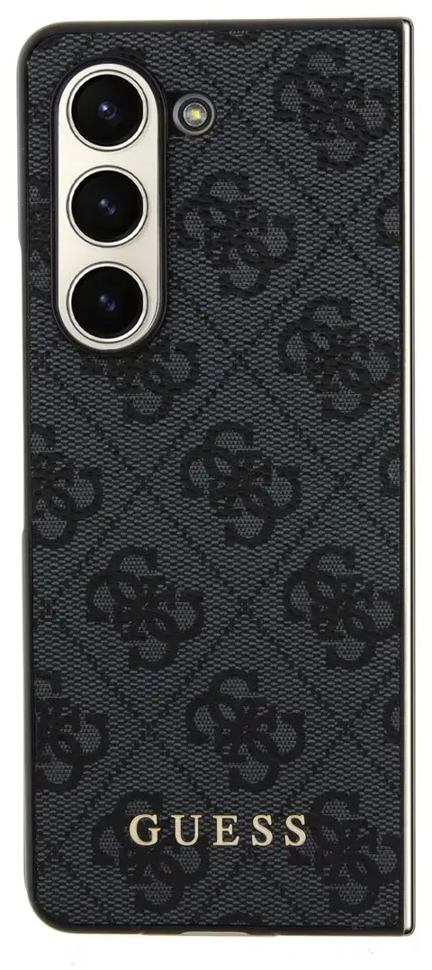 Guess 4G Charms maciņš Samsung Galaxy Z Fold 5 pelēks