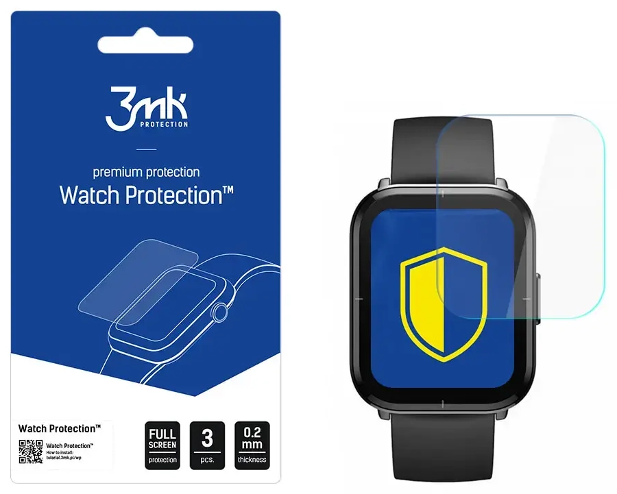 Xiaomi Mibro Color - 3mk Watch Protection™ v. FlexibleGlass Lite screen protector
