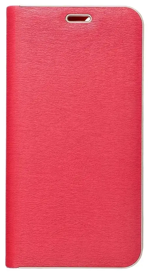 Fusion Luna Gold Book grāmatveida maks Samsung A356 Galaxy A35 5G sarkans