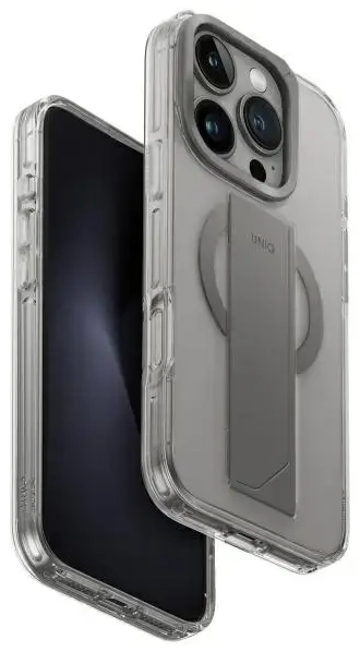 UNIQ etui Heldro Max iPhone 16 Pro 6.3"   Magclick Charging przezroczysty|clear lucent