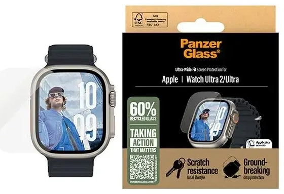 PanzerGlass Ultra-Wide Fit Apple Watch Ultra 2 | Ultra ekraanikaitse