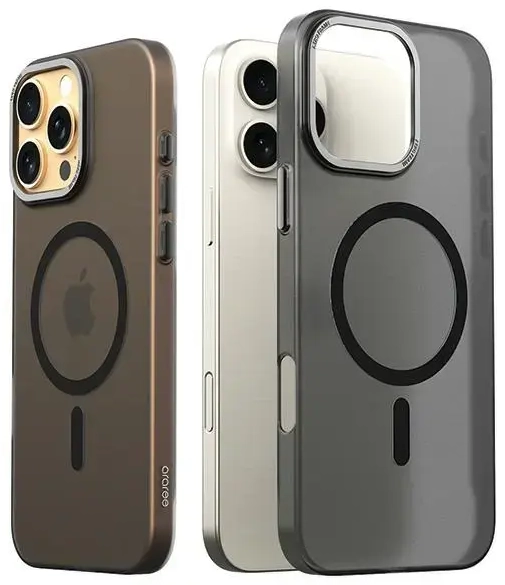 Araree etui Aero Frame iPhone 16 Pro Max 6.9" przeźroczysty-czarny|clear black AR20-02122A