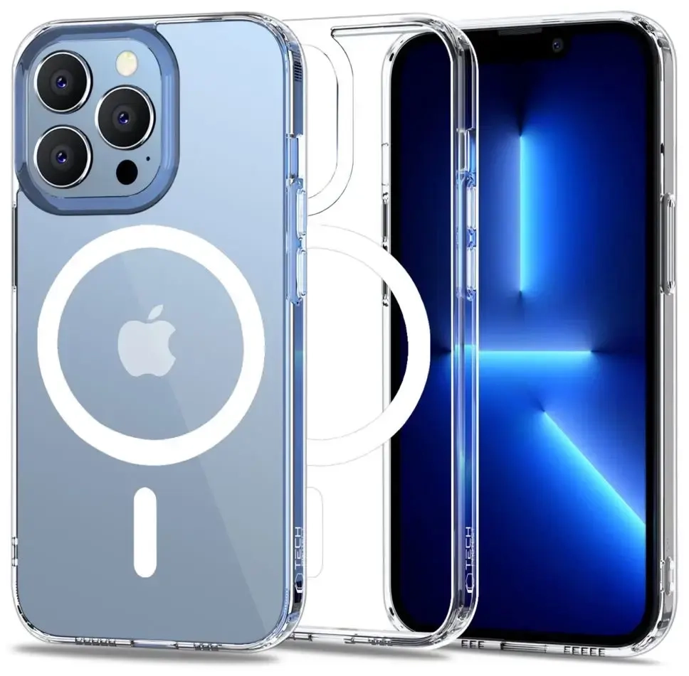 Tech-Protect MagMat MagSafe case for iPhone 13 Pro - transparent