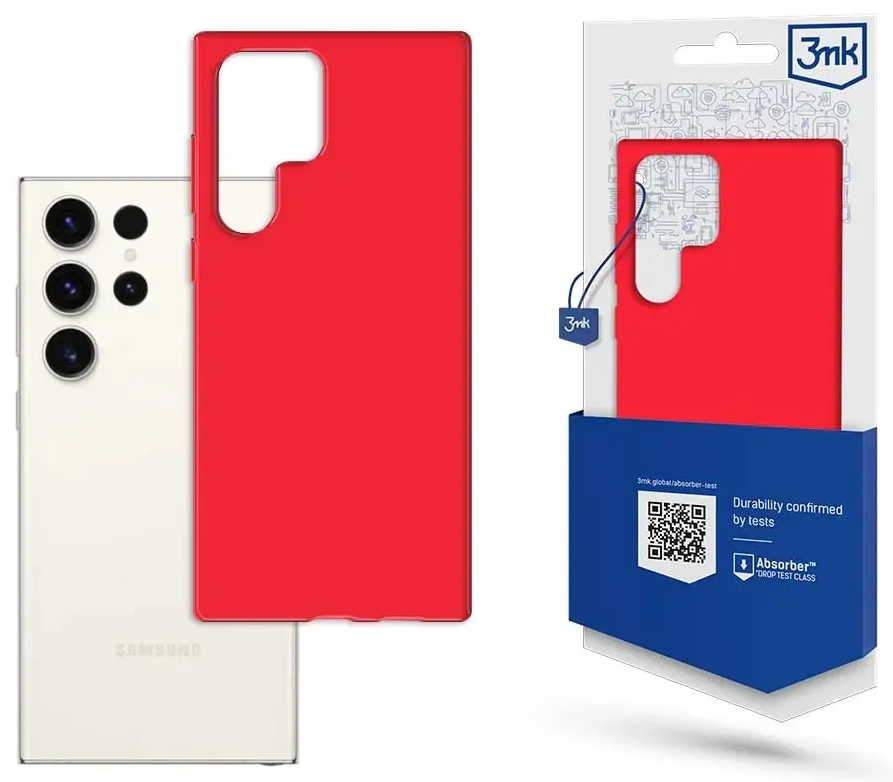Samsung Galaxy S23 Ultra - 3mk Matt Case braškinis