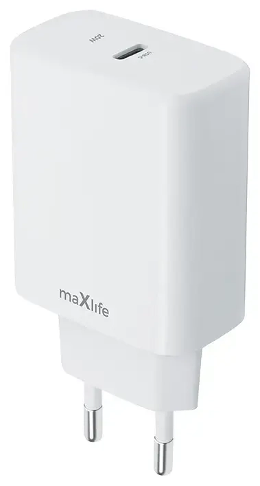 Maxlife MXTC-10-20C зарядное устройство | 20W | PD, QC | USB-C | белое