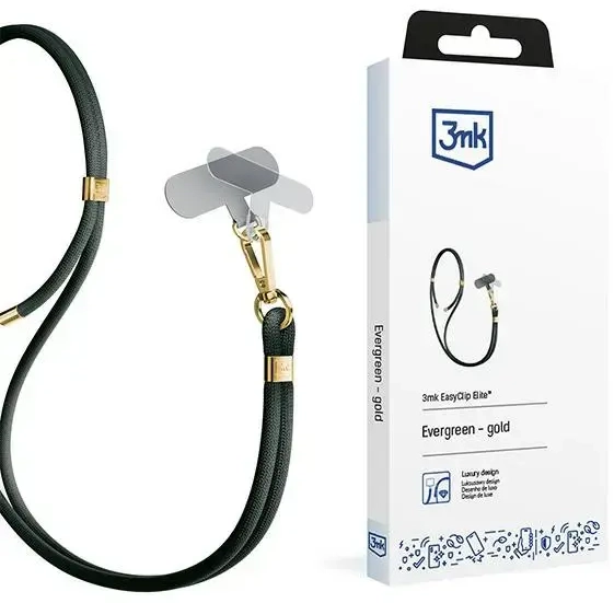 3MK EasyClip Elite Evergreen (gold) Phone Lanyard
