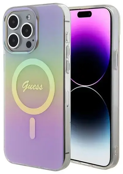 Guess MagSafe GUHMP15XHITSP Apple iPhone 15 Pro Max 6.7" чехол для мобильного телефона розовый (Gradient 2)