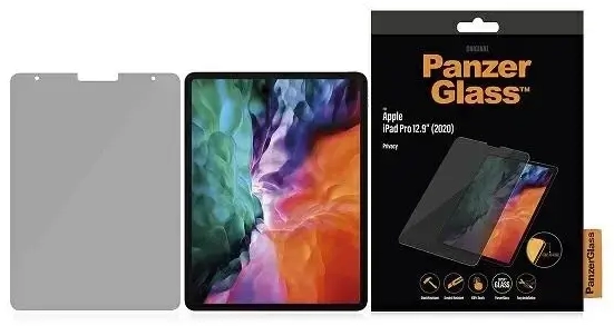 PanzerGlass E2E Super+ privacy tempered glass for iPad Pro 12.9" 2020
