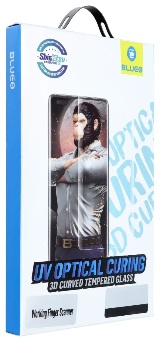 BlueO 5D UV aizsargstikls ar rāmi telefonam Samsung Galaxy S24 Ultra