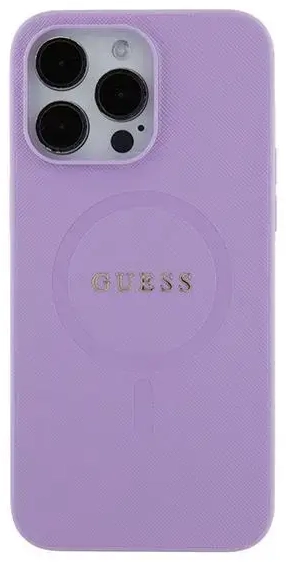 Guess GUHMP16SPSAHMCU iPhone 16 16 6.1" fioletowy|purple hardcase Saffiano MagSafe