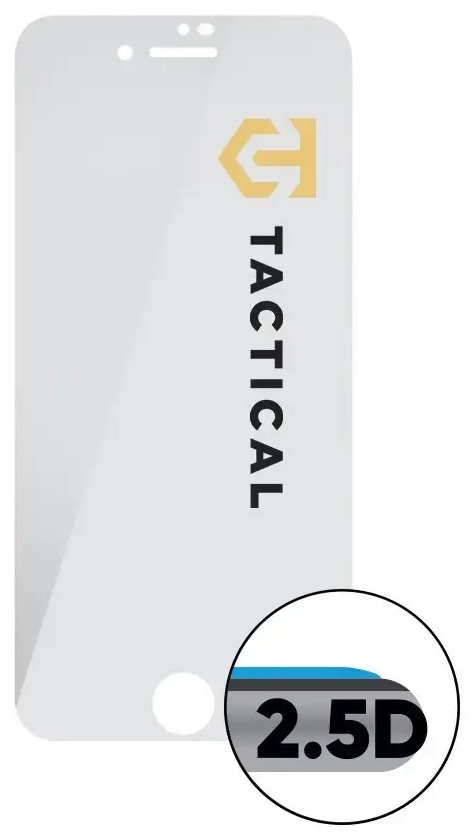 Tactical Glass Shield 2.5D aizsargstikls telefonam iPhone 7 | iPhone 8 | iPhone SE 2020 | iPhone SE 2022 caurspīdīgs