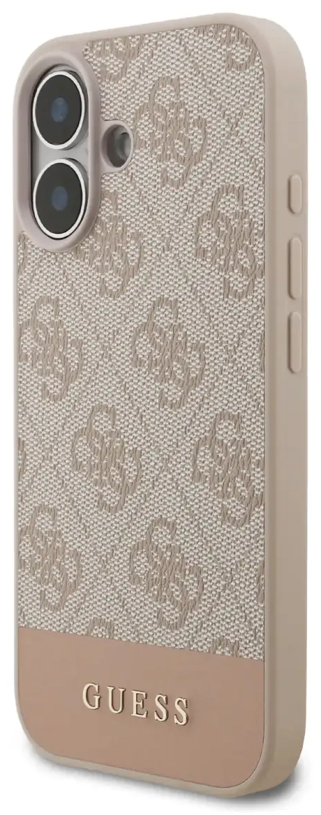 Guess 4G Stripe maciņš telefonam iPhone 17 rozā