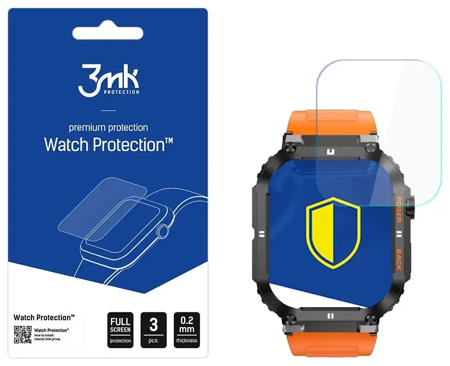 Gravity GT6 - 3mk Watch Protection™ v. FlexibleGlass Lite screen protector