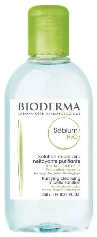 Bioderma Sebium H2o Micelle Solution Combination or Oily Skin 250ml