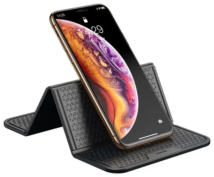 Baseus Nano Anti Slip Pad для мобильных телефонов 20x12 см черный
