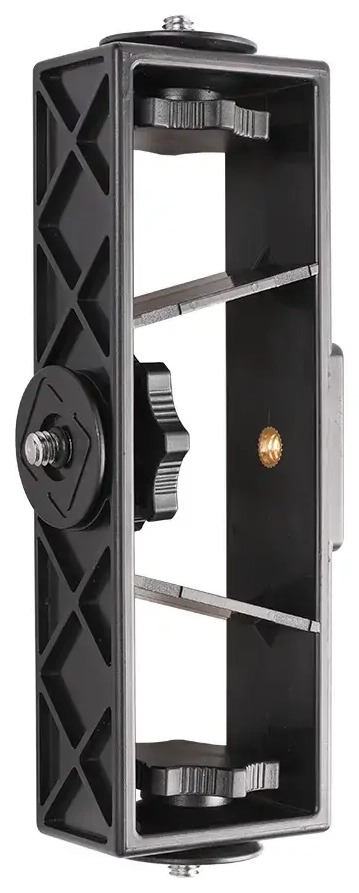 Fusion tripod or selfie stick additional holder for multiple devices