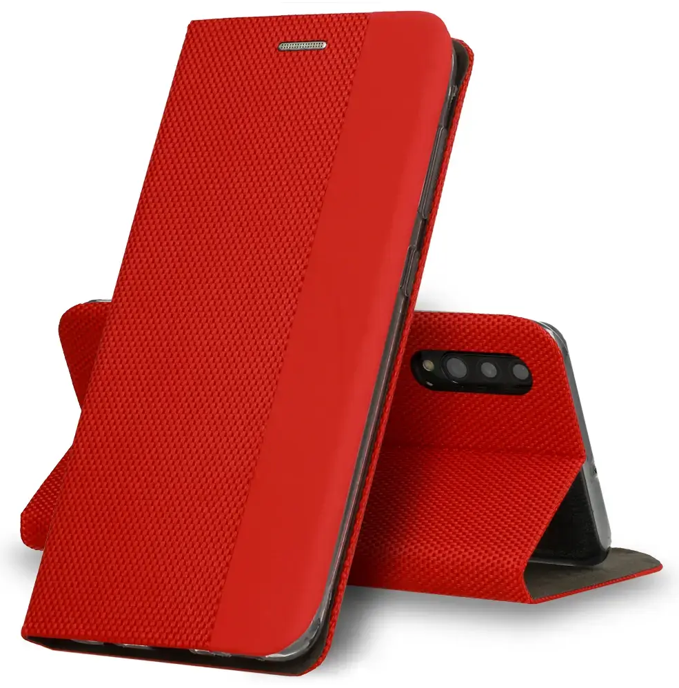 Vennus SENSITIVE knyginio tipo telefono dėklas iPhone 13 mini raudonas