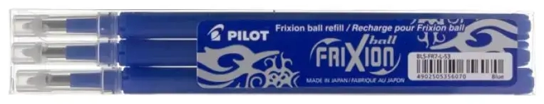 Pilot Refill Set 3x Frixion Blue (BLS-FR7-L-S3) (BLSFR7LS3)