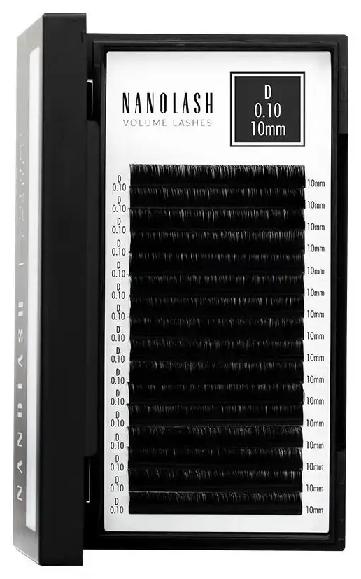 Nanolash - Volume Lashes Pestanas Postizas 010 D 10 Mm 1 U