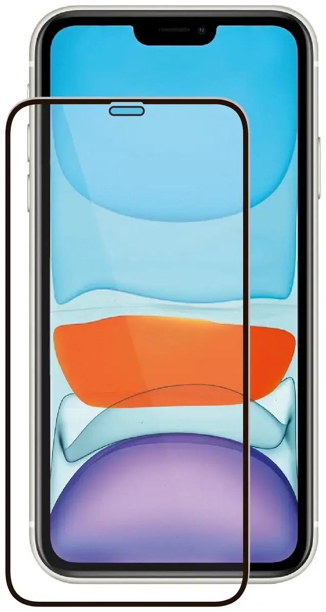 Fusion 5D full cover tempered glass for phone iPhone 13 | iPhone 13 Pro black