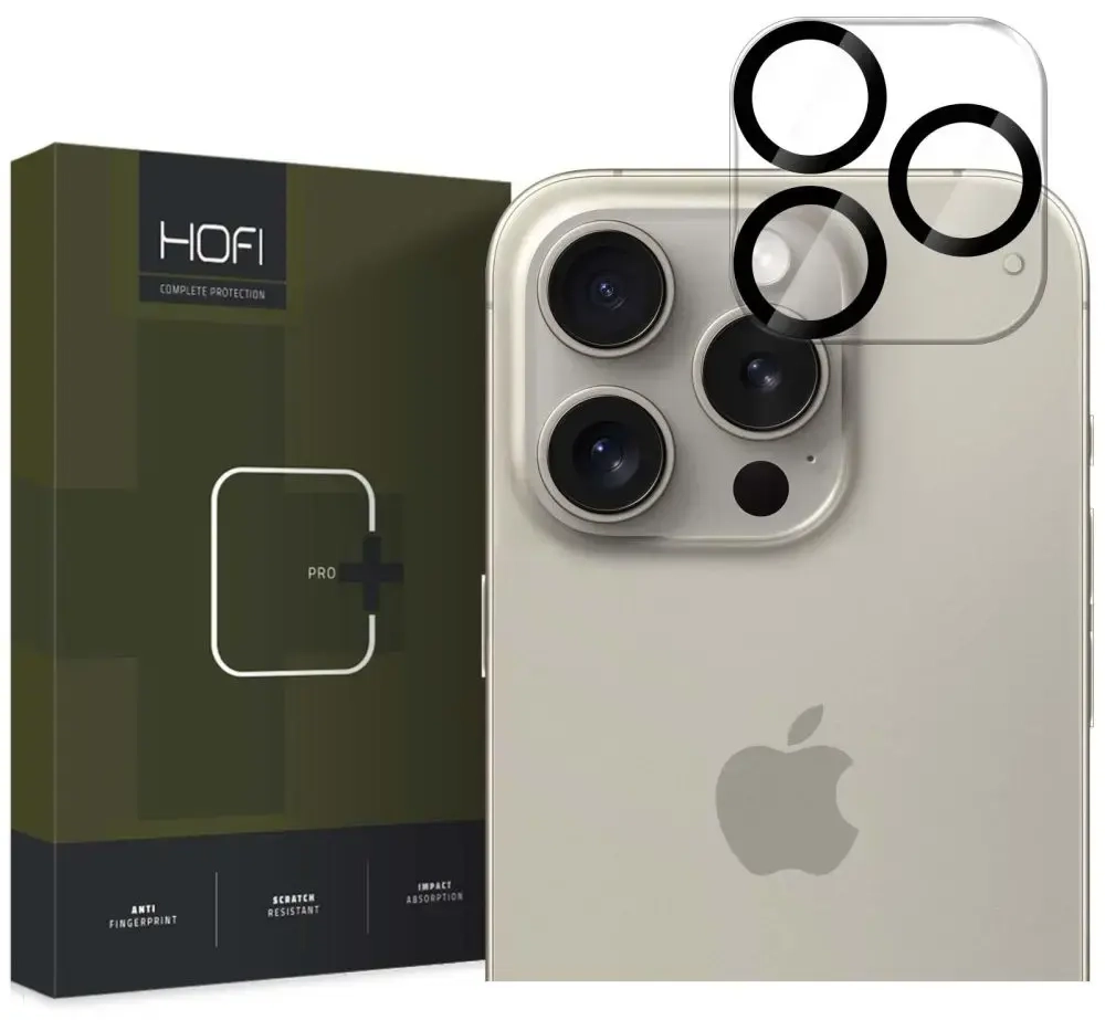 HOFI CAM PRO+ KAMERAS VĀCIŅŠ IPHONE 16 PRO | 16 PRO MAX CAURSPĪDĪGS