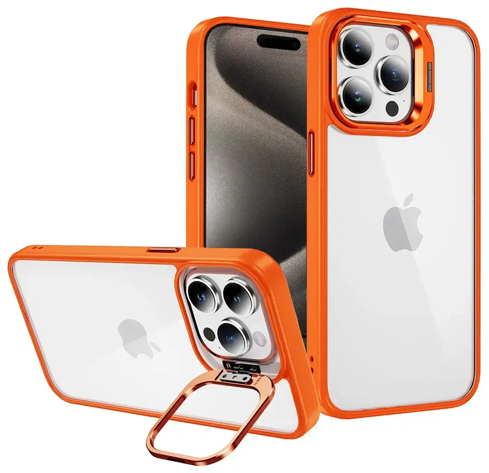 Tel Protect Kickstand telefoni ümbris alusega iPhone 11 Pro oranž