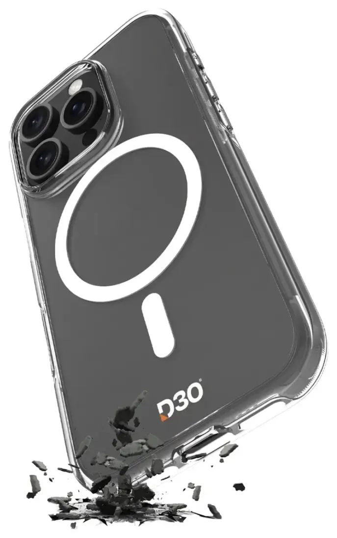 Puro Impact Clear D3O MagSafe Silicone Case for iPhone 16 Plus - Transparent