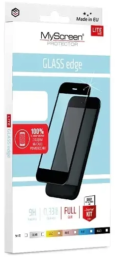 MyScreen LITE Diamond Glass Edge pilno padengimo grūdintas stiklas telefonui iPhone X | iPhone XS | iPhone 11 Pro juodas