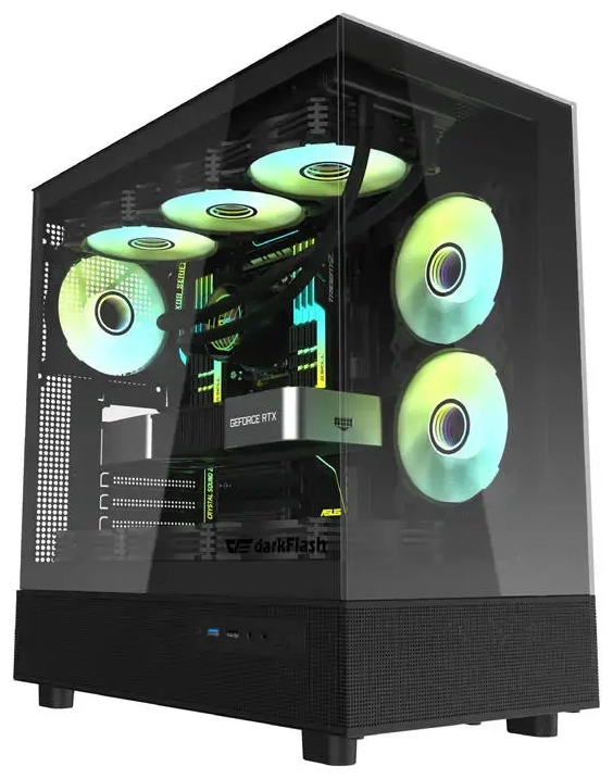 Kompiuterio korpusas Darkflash DPX90 (juodas)