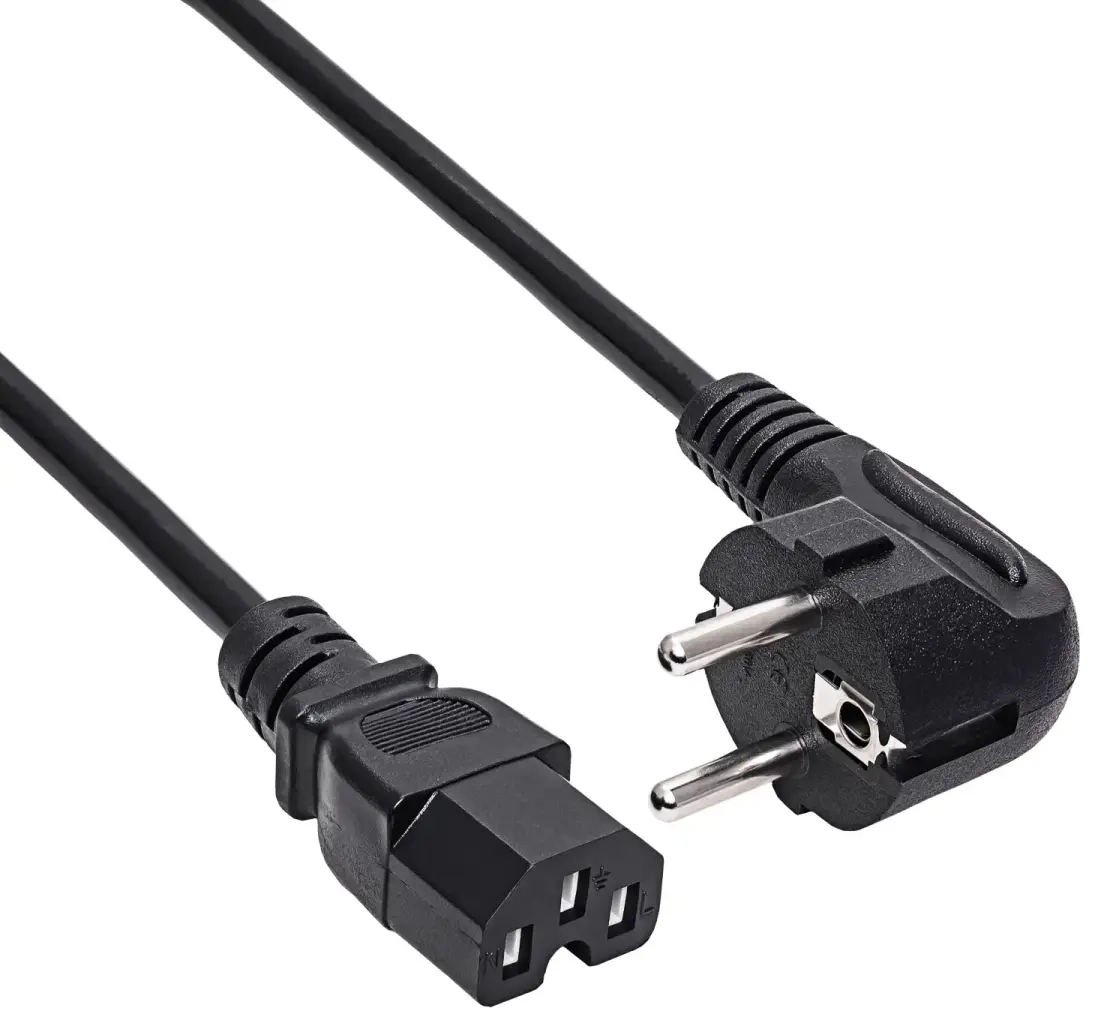 Power Cable for Server Akyga AK-UP-08 CU CEE 7|7 | IEC C15 1.8m