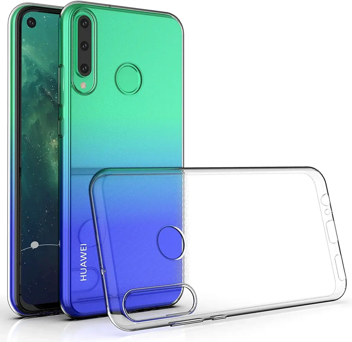 GoodBuy ultra 0.3 mm silikona aizsargapvalks telefonam Huawei P40 Lite E caurspīdīgs