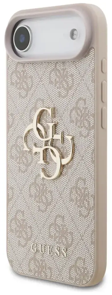 Guess 4G Big Logo maciņš telefonam iPhone 17 Air rozā