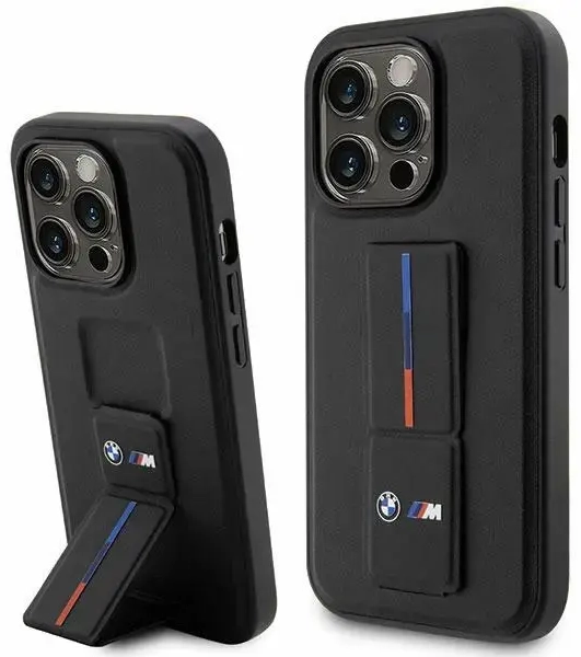 Etui BMW BMHCP14X22GSLK iPhone 14 Pro Max 6.7" czarny|black hardcase Grip Hot Stamp