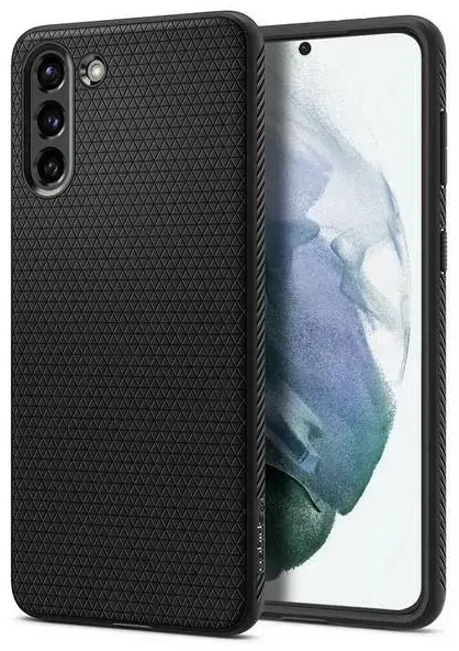 Spigen Liquid Air ACS02422 dėklas Samsung Galaxy S21 - matinis juodas