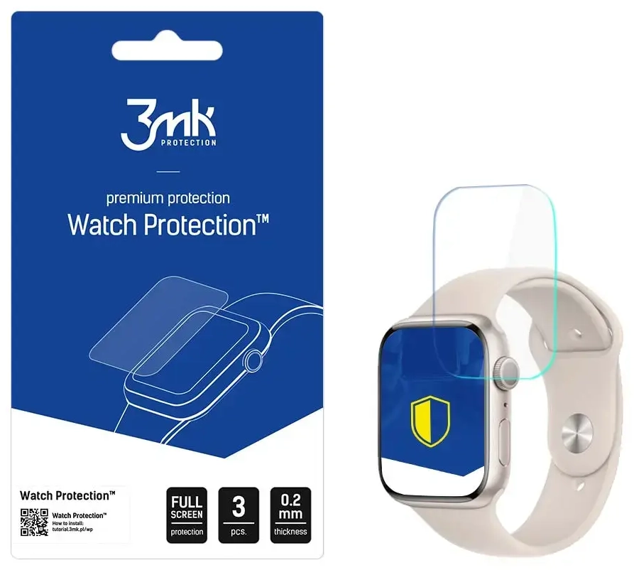 3Mk hybrid screen protector Apple Watch 8 45mm