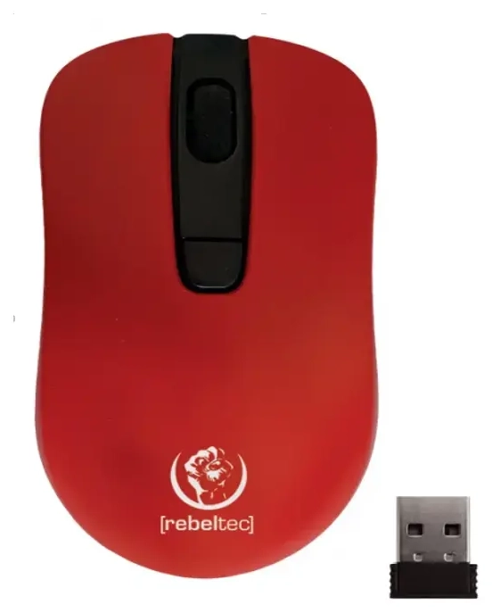Rebeltec wireless mouse STAR red