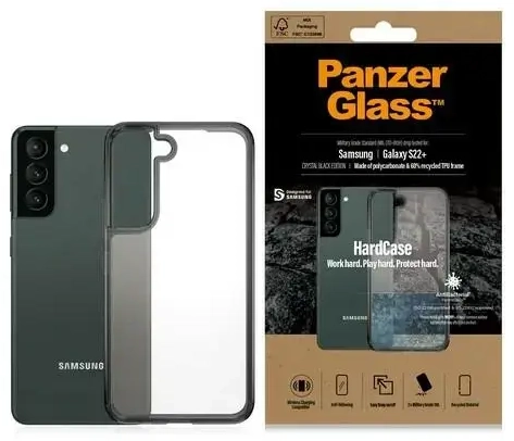 PanzerGlass HardCase Samsung S22+ G906 Antibacterial Military grade clear